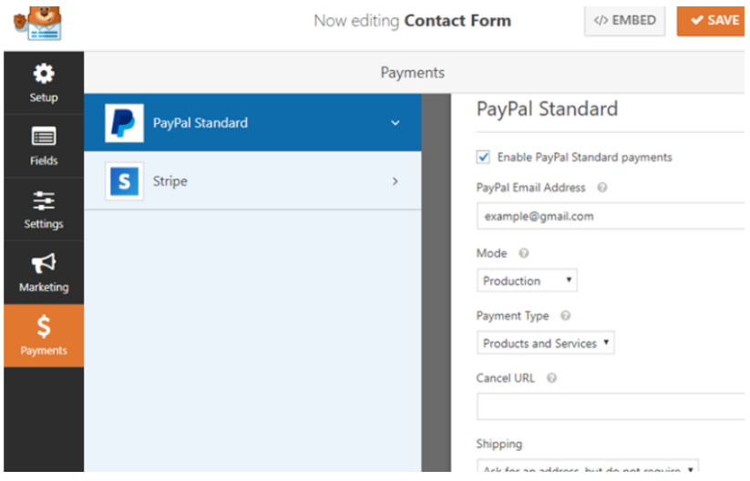 wp forms integrations