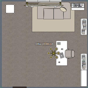 office room furniture layout